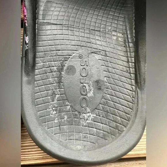 OOFOS OOahh Limited Sandals 80s Comfort Slide Sz W11 M9 - Picture 6 of 8